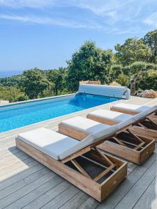 Villa Margaux with private pool & sea view