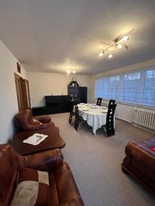 House with mountain views and garden by the stream