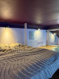 Artistic loft-style studio with Mezzanine