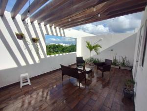 Habitación privada en penthouse con roof top