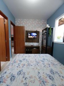 Casa em condomínio com 2 quartos climatizados