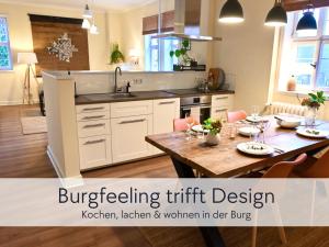 APARTMENT GRÄFIN ANNA - Rückzugsort für Freundetreffen in der historischen Hinterburg Schlitz - 2 Schlafzimmer, Altstadtlage, Garten, Aufzug, Hund willkommen