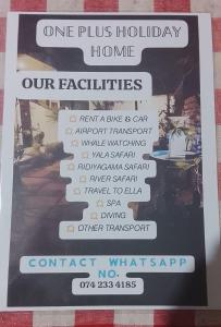 One-plus Holiday Homes Mirissa