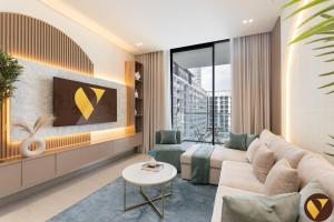 Vogue Vacation Homes, JVC Binghatti Phoenix near Circle Mall, One Bedroom Apartment with Balcony and Access toAmenities