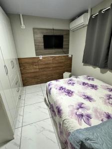 Studio charmoso completo com ar