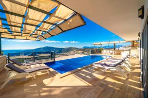 Luxury 4-Bedroom Sea View Villa with Private Pool in Kalkan