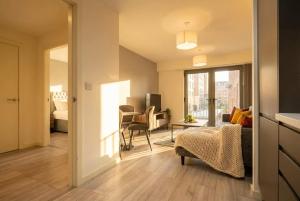 Contemporary 1BED Apartment in Liverpool w Balcony