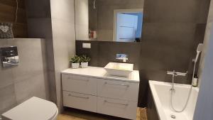 Modern studio on Wrocławska with balcony