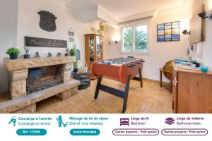 Maison pour 6 avec grand jardin - proche centre