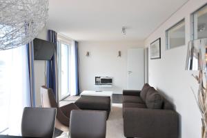 Apartment 35, "Captain's View", Blickrichtung offenes Meer, Binnenhafen, Strand