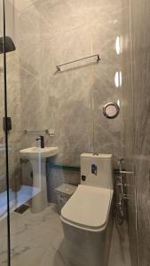 Partition with attached washroom