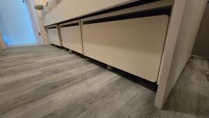 Partition with attached washroom