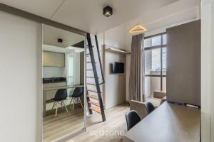 Estúdio Moderno c Churrasqueira SEL1110