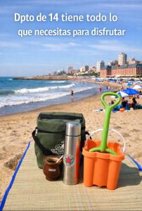 Departamento de 14 en La Perla de Mar del Plata Mar y Centro 4 huéspedes