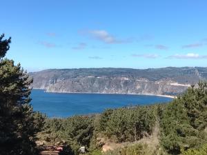 Vista hermosa del páramo alto Laguna Verde