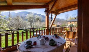 Chalet 8 personnes, face aux montagnes