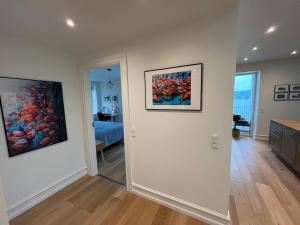 Apartment overlooking Skanderborg Lake with 8 beds