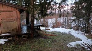 Kleine gemütliche Holzhütte ALLEINLAGE - WLAN bis 5 Personen