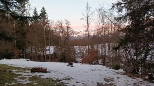 Kleine gemütliche Holzhütte ALLEINLAGE - WLAN bis 5 Personen