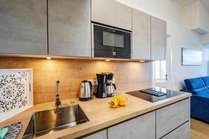 Prora - Dachgeschoss Ferienwohnung mit Dachterrasse, Balkon und Gemeinschaftssauna - Meerestraum Dachterrasse