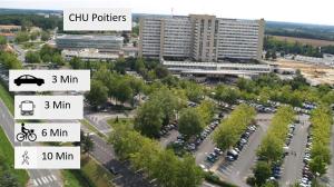 Superbe comfortable studio CHU et Université