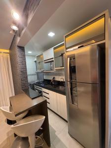 Apartamento com Wifi, ar condicionado e estacionamento