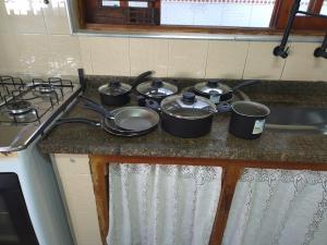 Casa a 400m da praia com ar para 16 pessoas com enxoval completo