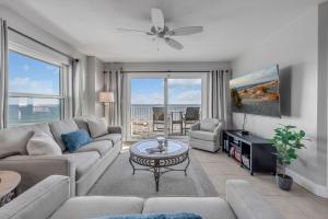 Direct oceanfront penthouse 22 with gorgeous corner condo views, a heated pool, and garage