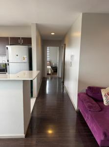 Purple Stylish Apartment For Big Families