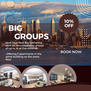 Luxurious and Spacious Apt with Parking 20 min to NYC