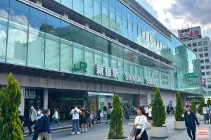 New편의점10초#신주쿠10분#호난초역4분#12평#4명#공항50분#러블리#고급매트리스#빔