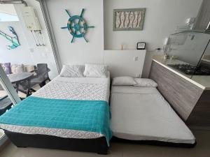 Apartaestudio con hotel y playa