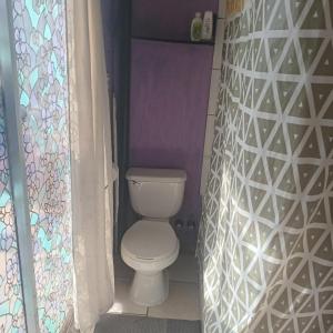 Pieza con baño privado y cama doble