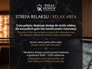 Wielka Krokiew Residence&SPA - Zakopane - JACUZZI, SAUNA, TĘŻNIA SOLANKOWA, SPA, GRILL