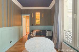 Unique one-bedroom apartment combining modern comfort and old-world charm