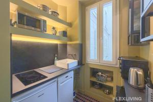 Unique one-bedroom apartment combining modern comfort and old-world charm