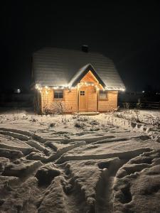 Życie- Roztocze Domek ze stawem i rzeką