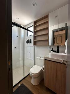 Lindo Flat na rua da Praia - Meia Praia Itapema