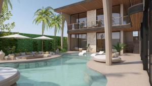 Luxury 6BR Tropical Villa with Beach Club Pool