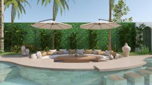 Luxury 6BR Tropical Villa with Beach Club Pool