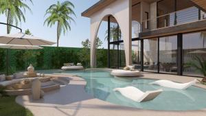 Luxury 6BR Tropical Villa with Beach Club Pool