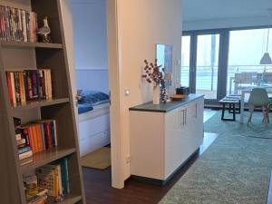 Ferienwohnung Bellevue - Panoramablick auf Sund