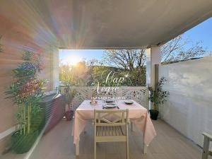 Studio 2 personnes chic et cosy à 5 min de la plage de Cavalière