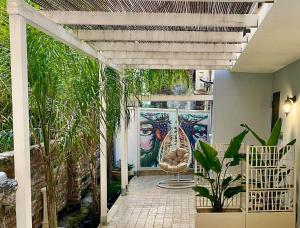 Suite with bathroom and private terrace in the center