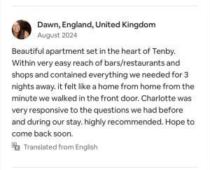 Tenby Flat Great Location Pets Welcome