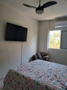 Apartamento na praia da Enseada, Aceita pets