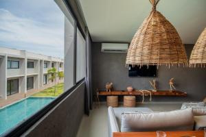 Lindo Duplex 2 Suítes com Piscina Privativa em São Miguel dos Milagres