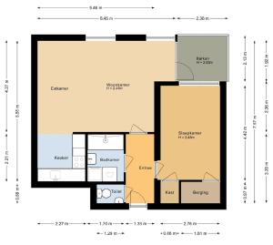 1 bedroom appartement in the center of Rotterdam