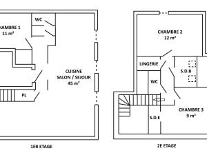 Duplex calme proche plage, parking sécurisé, petit animal accepté - FR-1-306-1322