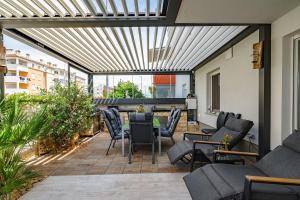 Hundefreundliches Apartment nur 150 Meter zum Strand mit Klima und Grill